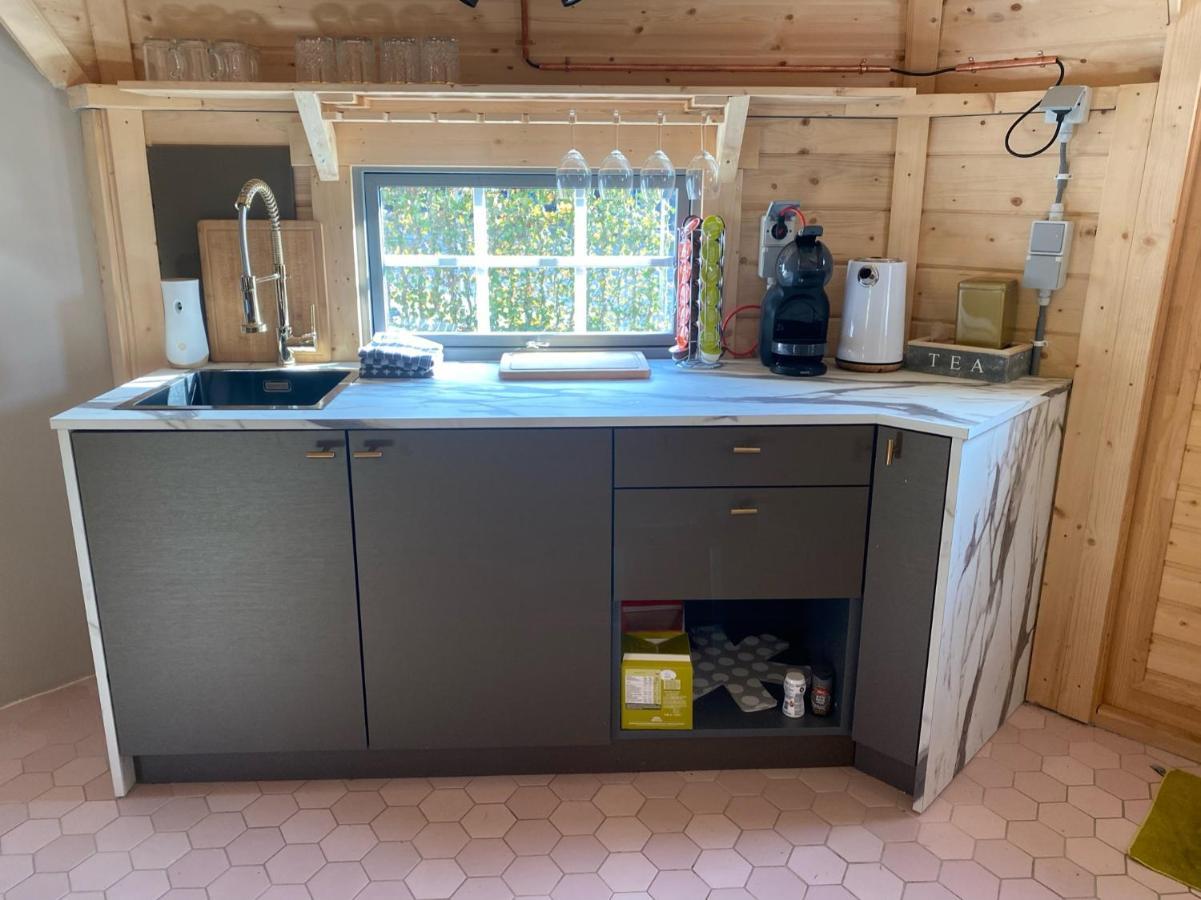 Luxe Finse Kota Met Jacuzzi En Saunabarrel De Zandhoef Eersel Dış mekan fotoğraf